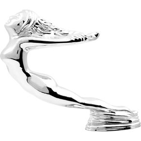 GG Grand General 48273 Chrome Flying Lady with Oval Base Hood Ornament