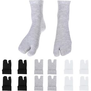 6 أزواج من التقليب الجوارب ، مرنة Tabi split soe socks wicking القطن جورب