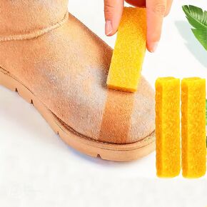 3 ماجيك من جلد الغزال السحري Nubuk Deerskin Sneaker Boots Boots Cleaner Eraser Faux Leather Stain Demover