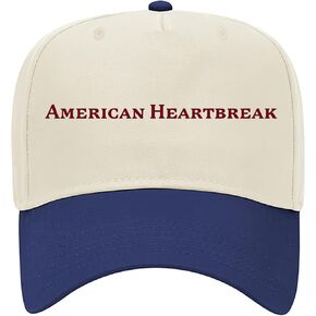 Unisex's Standard Official Merch American Heartbreak Cap, Off White