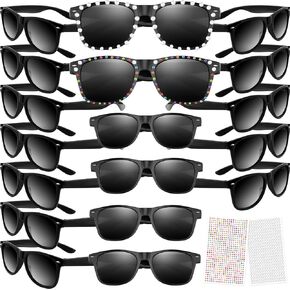 Meezy 20 Pack Kids Sunglasses Bulk Black Sunglasses Party Favors for Boys Birth