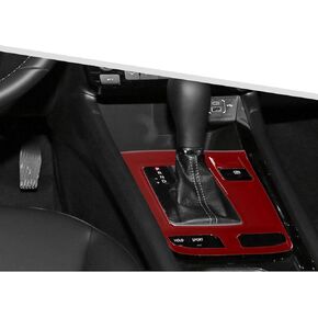 Jimen Fit لـ Jeep Compass 2021-2024 ، غطاء لوحة تحول التروس 1pc (أحمر)