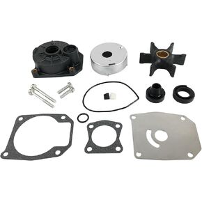 Water Pump Impeller Repair Kit with Housing 5000308 for Johnson Evinrude OMC Outboard 40 45 50 55 60 65 70 HP Replace 438593 769459 437772 437771