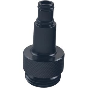 محول DeWhel Flush W/O-Ring مخرج المياه الخيوط المناسب متوافق مع Seadoo Ref No. 295500473 الألومنيوم الأسود
