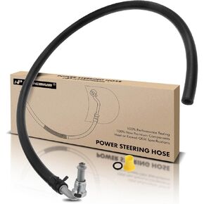 A-Premium Power Steering Return Line Hose Assembly Compatible with Jeep Cherokee, Wagoneer, Grand Wagoneer, J10/J20 & Chevrolet Malibu & Ford & GMC & Isuzu & Oldsmobile, with O-ring & Bushing