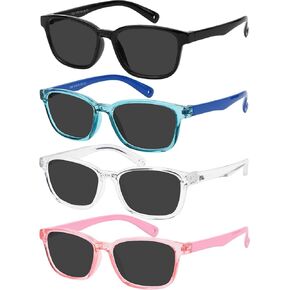 Yogo Vision Toddler Sunglasses Polarized Little Kids Sunglasses for Girls Boys Age 2-6 Pack of 3