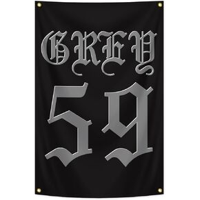 Grey suicide tapestry 59 tapestry music poster 2x3 feet men's cave dormitory living room music party coffee shop art aesthetic decoration