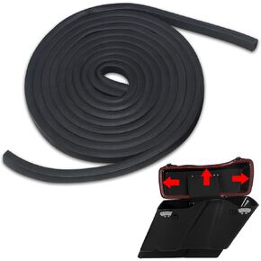 WOWTK Hard Saddlebag Lid/Cover Weather Strip Rubber Seal Gasket for Harley Touring Road King, Road Glide, Street Glide, Electra Glide, Ultra-Classic FLT/FLHT/FLHR/FLHX/FLTR/FLTR Models 1994-2013