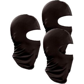 3 Pieces Balaclava Face Mask Outdoor Cycling Headgear Motorcycle Face Masks for Men and Women (Coffee Color)