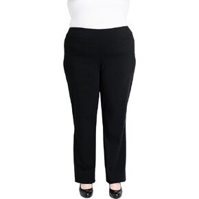 Briggs New York Women's Plus Size Super Stretch Millennium Barely Boot Pull on Pant