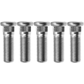 5PCS M12x1.5 Wheel Studs 43mm Lug Bolt Stud Compatible with Honda Accord Civic City CR-V CR-Z Fit HR-V Insight Element Prelude S2000 Acura Integra CL EL ILX MDX RSX TL TLX TSX
