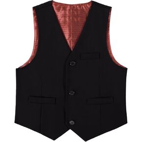 Boys Formal Suit Vest Solid Vest for Toddler Kids Formal Wedding Outfit