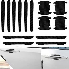 14-Piece Car Door Wrist Protector & Handle Guard - Anti-Friction Trim, Door Bumper Strip Guard