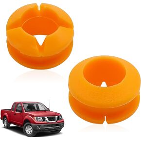 2 Pcs Transmission Shift Cable Repair Orange Bushing, Compatible with QX56 QX80 Equator Pathfinder Titan Xterra Armada Frontier, Auto Parts Replace OE #134193