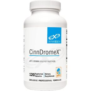 Xymogen Cinndromex - يدعم صحة التمثيل الغذائي ، ومستويات الدهون في الدم الصحية في المعدل الطبيعي ، ومكملات القرفة الصحية - مكملات القرفة مع الكروم ، ALA ، الشاي الأخضر + (120 كبسولة)