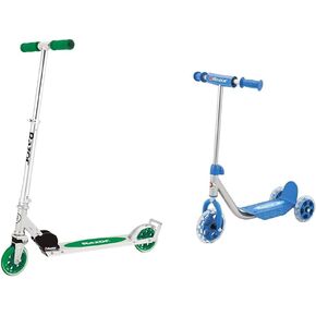 Razor A3 Kick Scooter for Kids - Larger Wheels, Front Suspension, Wheelie Bar, Lightweight, Foldable, and Adjustable Handlebars in Kuwait