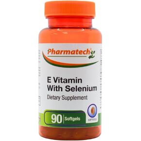 فيتامين E كأسيتات DL-Tocopheryl و D-alpha-tocopherol بالإضافة إلى السيلينيوم ، مكمل مضادات الأكسدة ، الدعم المناعي ، يدعم الجلد الصحي ، خالي من الغلوتين ، غير المعدلة وراثيًا ، 90 ناعمة مصنوعة في الولايات المتحدة الأمريكية