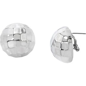 Betsey Johnson Womens Midnight Magic Disco Ball Post Earrings