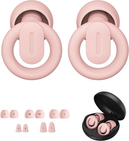 Ear Plugs for Sleeping Noise Cancelling, Reusable Earplugs for Noise Reduction, Soft Silicone Hearing Protection Ear Plugs for Sleep, Work, Noise Sensitivity, Study, Snoring, Concert 30-35dB in Saudi Arabia