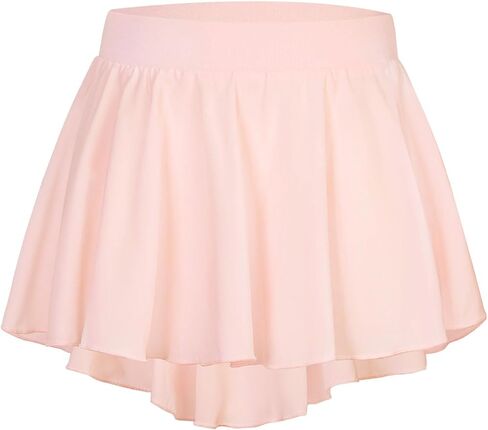 Girls Ballet Skirt Dance Wrap Skirt Chiffon Sheer Skirt Ballerina Dance Clothes in Saudi Arabia