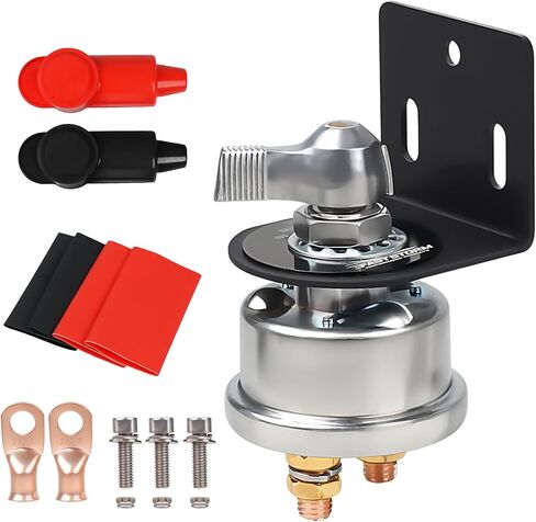 200A 12-48V ارتفاع بطارية Master Disconnect Batchonction مفتاح مفتاح قطع مفتاح القاتل العزل مع لوحة الوجه للسيارة RV Truck Boat Marine ATV in Kuwait