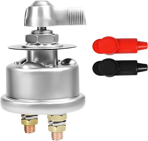 200A 12-48V ارتفاع بطارية Master Disconnect Batchonction مفتاح مفتاح قطع مفتاح القاتل العزل مع لوحة الوجه للسيارة RV Truck Boat Marine ATV in Kuwait
