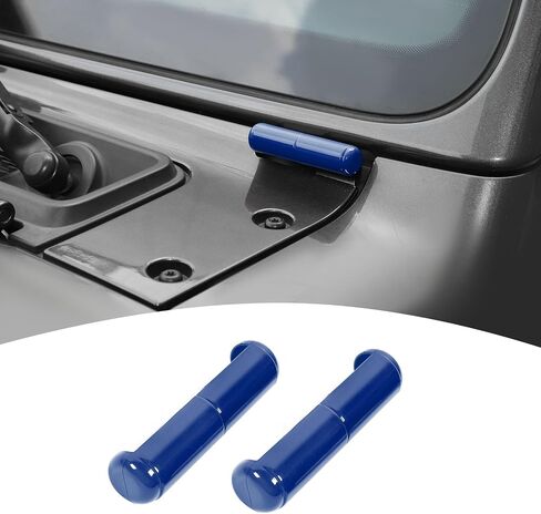 for Jeep JL Windshield Hinge Trim Cover for Jeep Wrangler JL JLU Gladiator JT 2018-Present Blue Exterior Accessories 2pcs in Kuwait