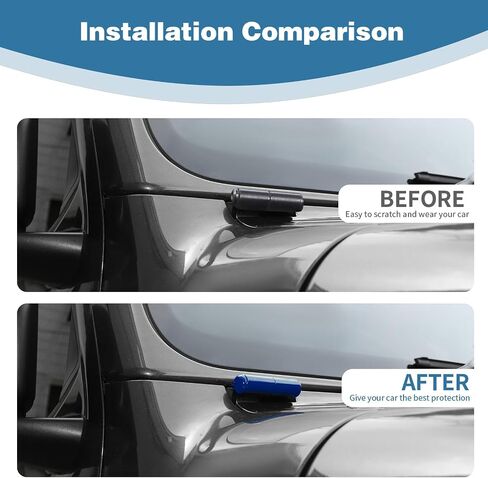 for Jeep JL Windshield Hinge Trim Cover for Jeep Wrangler JL JLU Gladiator JT 2018-Present Blue Exterior Accessories 2pcs in Kuwait