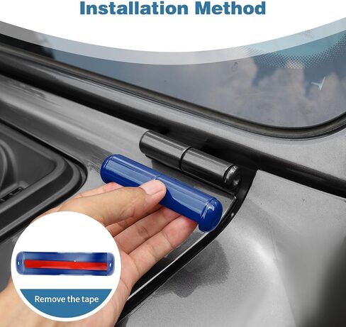 for Jeep JL Windshield Hinge Trim Cover for Jeep Wrangler JL JLU Gladiator JT 2018-Present Blue Exterior Accessories 2pcs in Kuwait