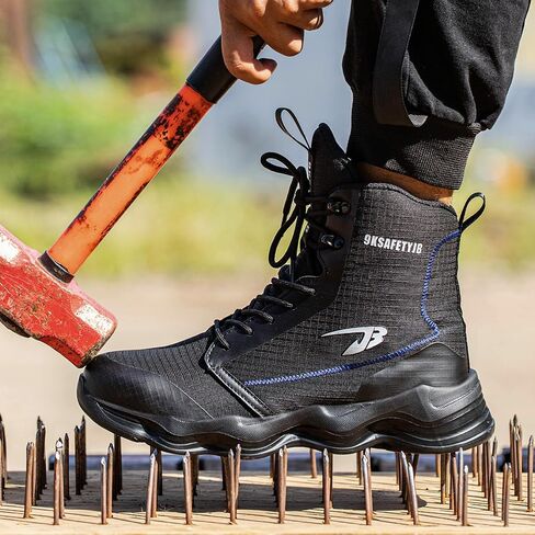 Steel Toe Work Shoes for Men Women Lightweight Comfortable Industrial & Construction Safety Lightweight Footwear in Saudi Arabia