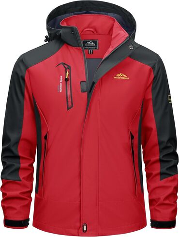 TACVASEN Mens Rain Coats Casual Waterproof with Hood Jackets Lightweight Zipper Pocket for Running Hiking Climbing in Saudi Arabia
