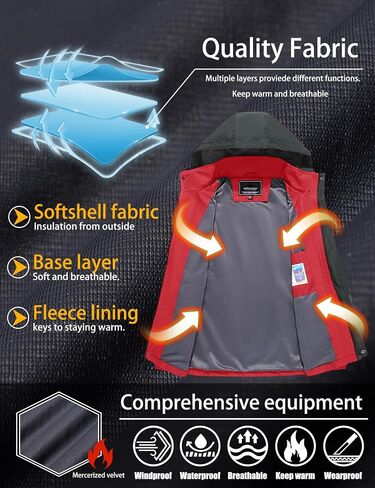 TACVASEN Mens Rain Coats Casual Waterproof with Hood Jackets Lightweight Zipper Pocket for Running Hiking Climbing in Saudi Arabia