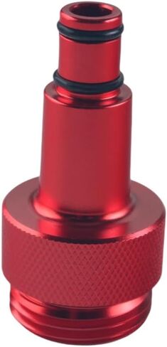 محول DeWhel Flush W/O-Ring مخرج المياه الخيوط المناسب متوافق مع Seadoo Ref No. 295500473 الألومنيوم الأسود in Kuwait