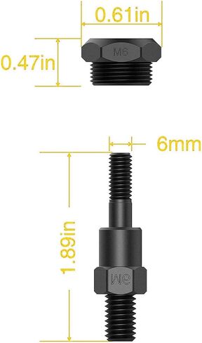 Replacement Mandrel for Rivet Nut Tool Kit Rivnut Tool, Rivet Nut Mandrel & Nose Piece, 8-32 in Saudi Arabia