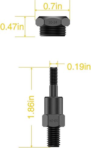 الاستبدال mandrel for rovet nut Tool Tool Rivnut Tool ، Proct Nut Mandrel & Nose Piece ، 8-32 in Kuwait
