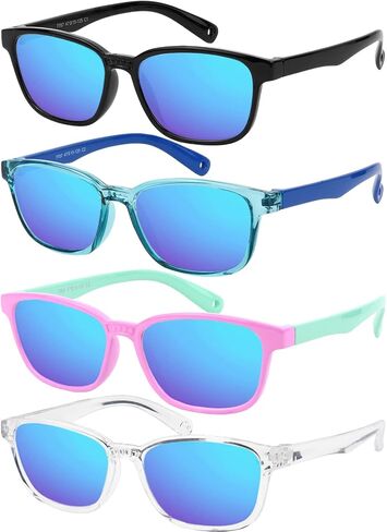 Yogo Vision Toddler Sunglasses Polarized Little Kids Sunglasses for Girls Boys Age 2-6 Pack of 3 in Saudi Arabia