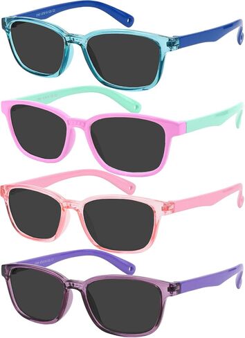 Yogo Vision Toddler Sunglasses Polarized Little Kids Sunglasses for Girls Boys Age 2-6 Pack of 3 in Saudi Arabia
