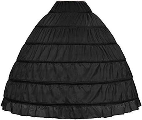 Full A-line 6 Hoop Floor-Length Bridal Dress Gown Slip Petticoat in Saudi Arabia