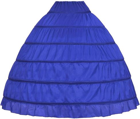 Full A-line 6 Hoop Floor-Length Bridal Dress Gown Slip Petticoat in Saudi Arabia