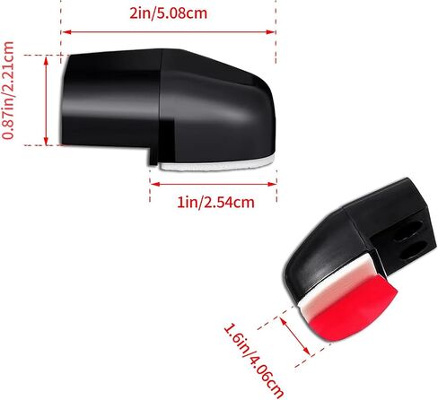 4PCS Deer Whistles for Car, Automotive Deer Warning Whistle Devices, Vehicle Deer Warning Devices Horn Sensor, Universal Animal Alert Car Accessories (Black) in Saudi Arabia