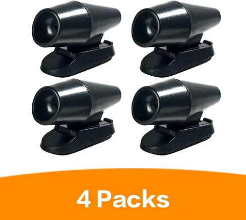 4 Pack Deer Warning Whistle for Car,Deer Warning Unit Animal Whistle with Extra Tapes,Car Forest Driving Deer Warning Alarm Animal Alert,Save Deer Whistles Repellent Devices (4 Black) in Saudi Arabia