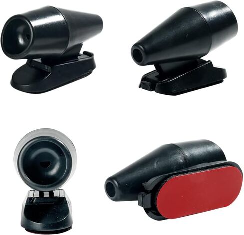 4 Pack Deer Warning Whistle for Car,Deer Warning Unit Animal Whistle with Extra Tapes,Car Forest Driving Deer Warning Alarm Animal Alert,Save Deer Whistles Repellent Devices (4 Black) in Saudi Arabia