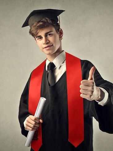 TFTAFAN Graduation Stoles grad Honor Stoles Embroidered CLASS OF 2025 Sash for High School, College, Bachelor, Degrees in Kuwait