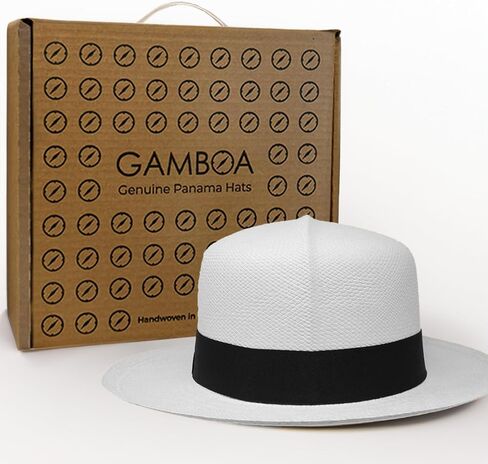 Gamboa Original Colonial Panama Hat for Men and Women Straw Optimo Hats Sun Protection UV UPF50+ in Saudi Arabia