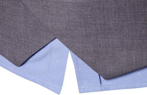 MllesReve Men's Slim Fit Waistcoat U Neck Double Breasted Suit Vest in Kuwait
