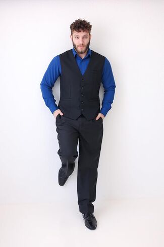 COOFANDY Men Casual Suit Vest Formal Dress Vest Slim Fit Waistcoat Business Wedding in Saudi Arabia
