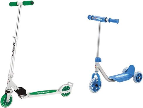 Razor A3 Kick Scooter for Kids - Larger Wheels, Front Suspension, Wheelie Bar, Lightweight, Foldable, and Adjustable Handlebars in Saudi Arabia