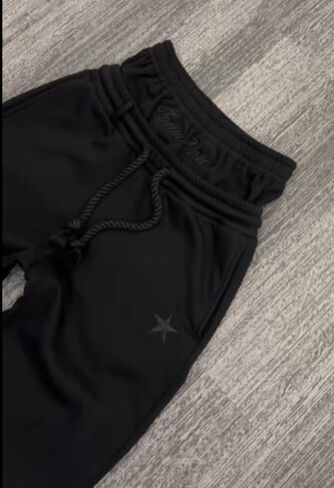 Double Waisted Sweatpants Men Y2k Baggy Sweatpants Drawstring Wide Leg Gym Workout Pants Loose Vintage Grunge Pants in Saudi Arabia