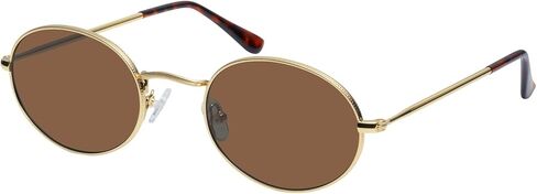 mosanana Trendy Retro Small Oval Sunglasses for Women 90s Metal Sun Glasses MS52476 in Kuwait