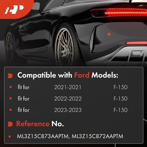 A-Premium 2-PC الأمامية اليسرى واليمين لوقوف السيارات مستشعر الحدود المتوافقة مع طرز فورد-F-150 F150 2021 2022 2023 in Saudi Arabia